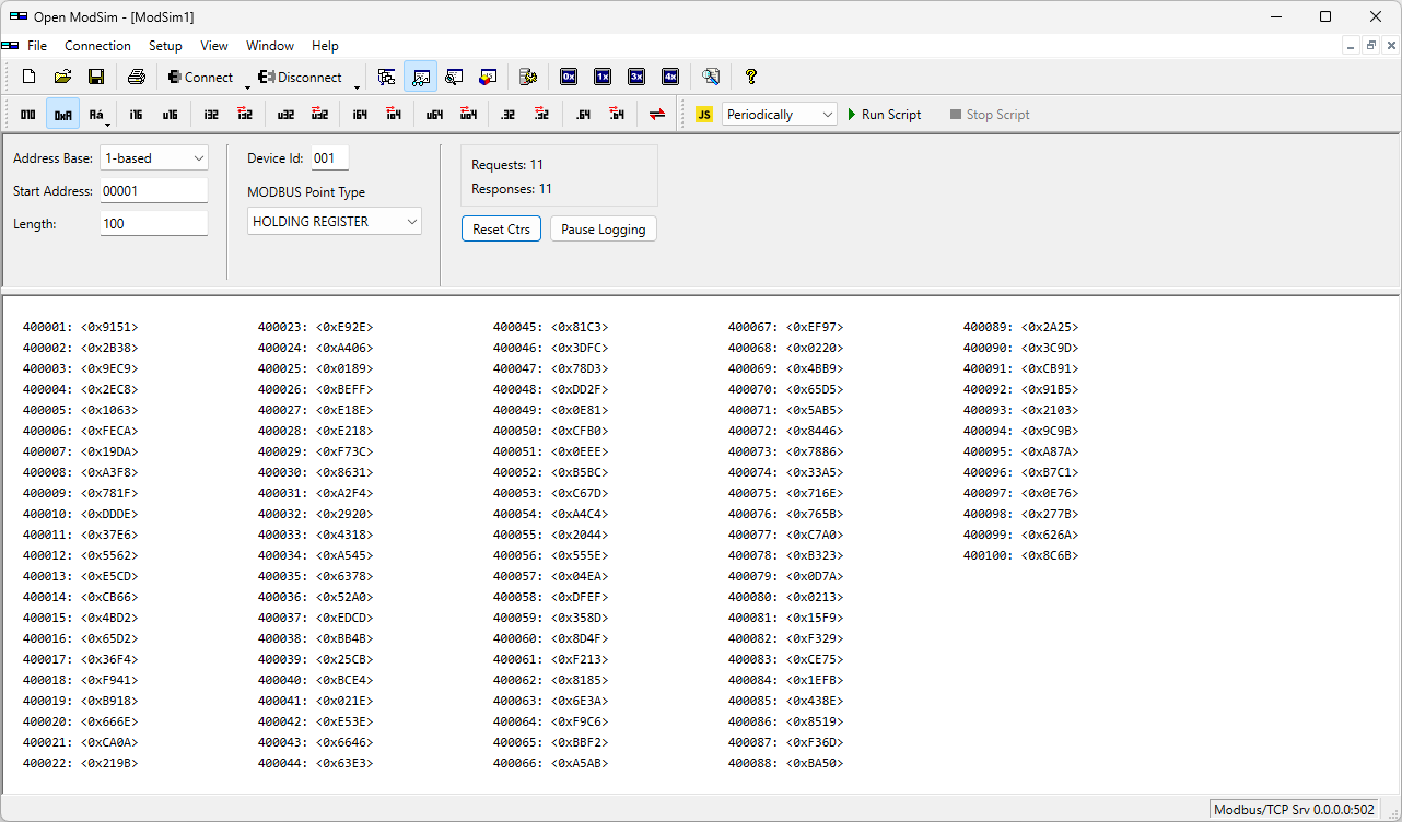 OpenModSim Screenshot